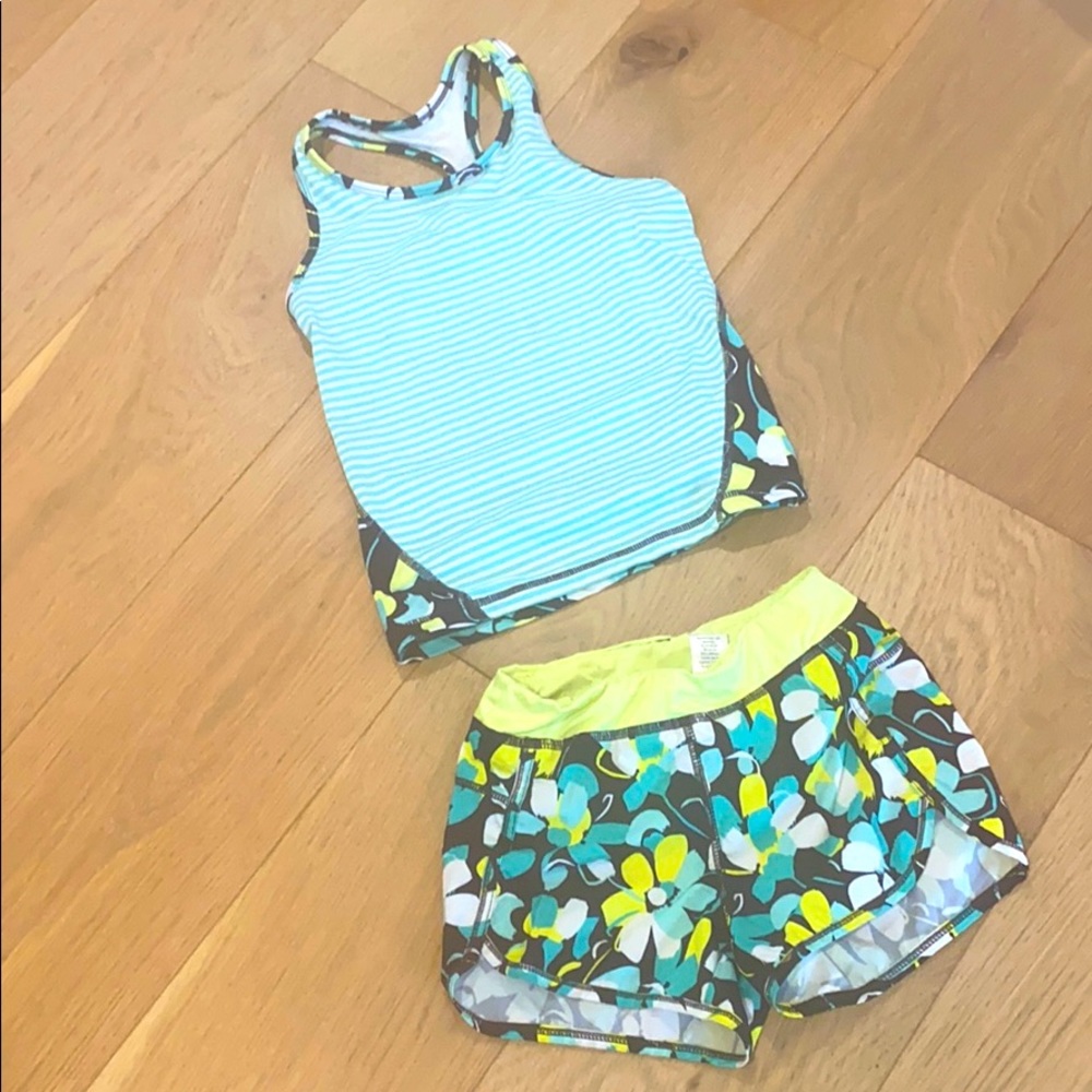Girls Gymboree workout set size 5-6